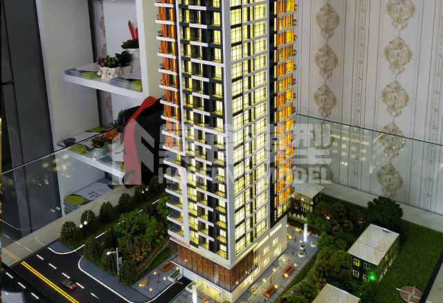 商住模型-柬埔寨西港酒店